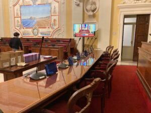 L'aula consiliare Giuseppe Orciari